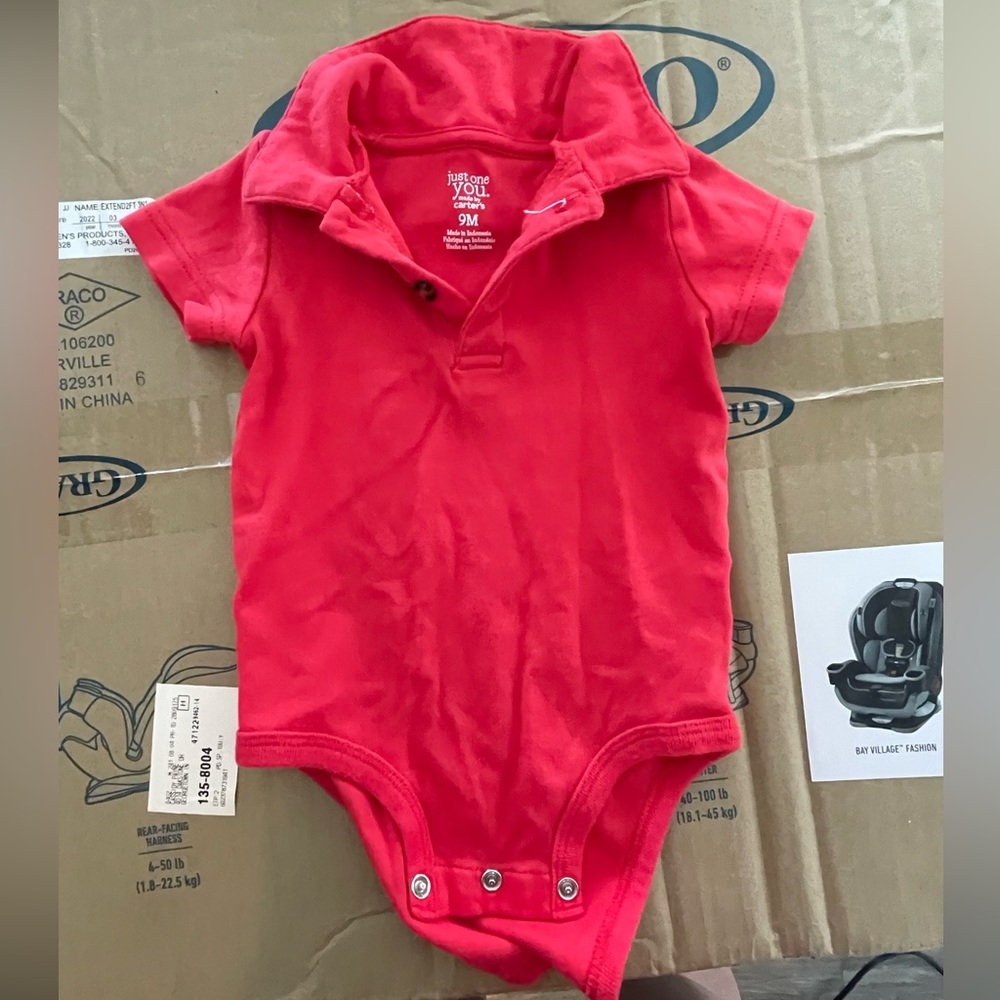 Carters collared onesie